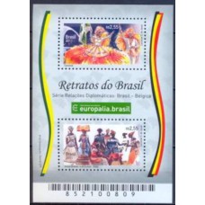 BL-167-BLOCO RELAÇÕES BÉLGICA - 11 - MINT